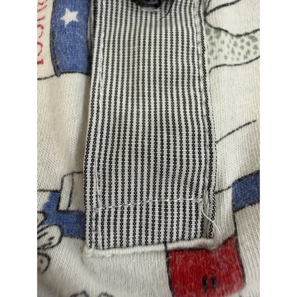 Gucci Mens Tattoo Print Polo Shirt Size 54 White Nautical Mermaid Made In Italy